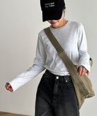 【キャナルジーン/CANAL JEAN】のEl mar(エルマール) コットンストレッチロングTシャツ 人気、トレンドファッション・服の通販 founy(ファニー) ファッション Fashion レディースファッション Fashion for Women トップス・カットソー Cut & Sew Tops シャツ・ブラウス・オフィスカジュアル Elegant Blouses & Button-Ups ロングTシャツ・Tシャツ Longline T-Shirts & Tees インナー Innerwear カーディガン Cardigan, Knitwear シンプル Simple, Minimal ベスト Vest, Waistcoat thumbnail ライトグレー|ID: prp329100004727993 ipo3291000000034800195