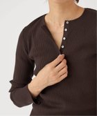 【イエナ/IENA】のリブヘンリープルオーバー 人気、トレンドファッション・服の通販 founy(ファニー) ファッション Fashion レディースファッション Fashion for Women トップス・カットソー Cut & Sew Tops カジュアルプルオーバー・ニットトップス Pullovers & Knit Tops / Casual Pullovers 2025年 2025 2025-2026秋冬・A/W Autumn/Winter 2025–26 AW25–26 インナー Innerwear カーディガン Cardigan, Knitwear ジャケット Jacket, Outerwear スリット Slit, Slit Detail ホールガーメント WholeGarment, Seamless Knit 吸水 Absorbent, Quick-Dry A/W・秋冬 Autumn/Winter thumbnail ブラウン|ID: prp329100004728007 ipo3291000000034239947