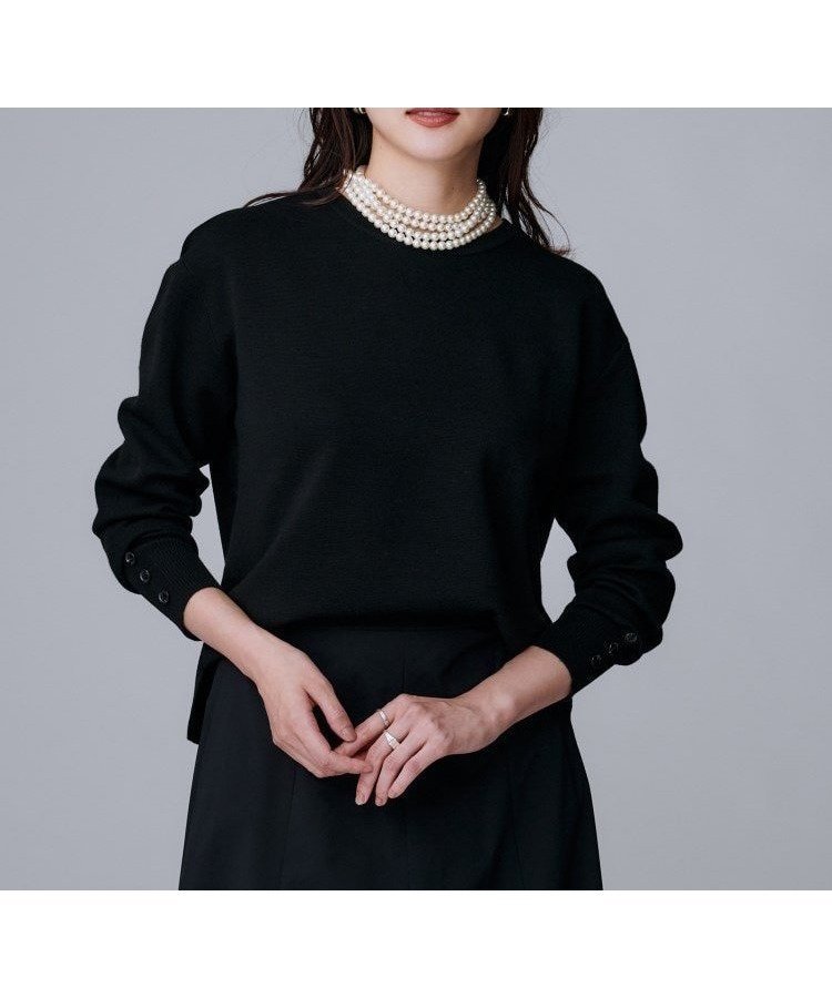 【アンタイトル/UNTITLED】の【アンサンブル可/きれいめ】ウールミラノリブニット インテリア・キッズ・メンズ・レディースファッション・服の通販 founy(ファニー) ファッション Fashion レディースファッション Fashion for Women トップス・カットソー Cut & Sew Tops ニット Knit Tops & Sweaters アンサンブルニット Knit Ensembles & Twin Sets アクリル Acrylic Material アンサンブル Ensemble Set スマート Smart, Elegant スリット Slit, Slit Detail デニム Denim, Jeans Material ハーフ Half, Half-Length バランス Balance, Style Balance ベーシック Basic, Essential ボトム Bottoms, Lower Wear ミラノリブ Milano Rib, Milano Stitch ロング Long, Long-Length ワイド Wide, Wide Fit A/W・秋冬 Autumn/Winter おすすめ Recommended / Our Picks ブラック|ID: prp329100004728021 ipo3291000000034411535