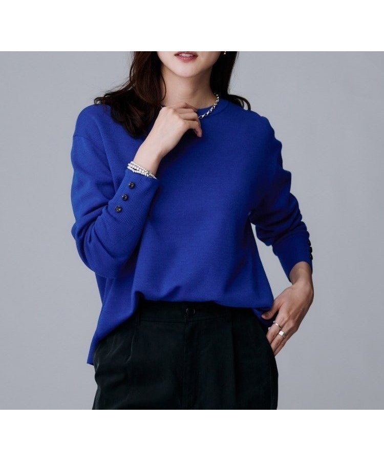 【アンタイトル/UNTITLED】の【アンサンブル可/きれいめ】ウールミラノリブニット インテリア・キッズ・メンズ・レディースファッション・服の通販 founy(ファニー) ファッション Fashion レディースファッション Fashion for Women トップス・カットソー Cut & Sew Tops ニット Knit Tops & Sweaters アンサンブルニット Knit Ensembles & Twin Sets アクリル Acrylic Material アンサンブル Ensemble Set スマート Smart, Elegant スリット Slit, Slit Detail デニム Denim, Jeans Material ハーフ Half, Half-Length バランス Balance, Style Balance ベーシック Basic, Essential ボトム Bottoms, Lower Wear ミラノリブ Milano Rib, Milano Stitch ロング Long, Long-Length ワイド Wide, Wide Fit A/W・秋冬 Autumn/Winter おすすめ Recommended / Our Picks ブルー|ID: prp329100004728021 ipo3291000000034411538