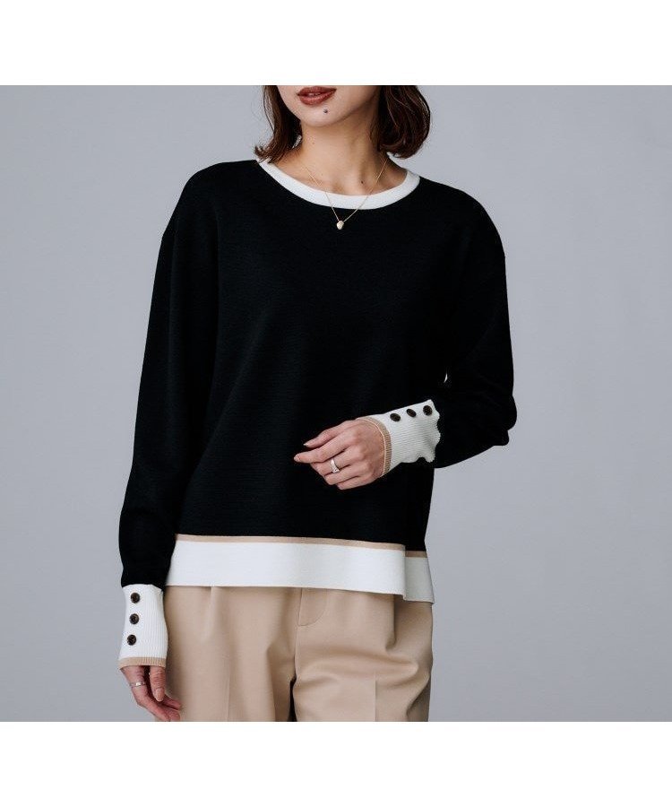 【アンタイトル/UNTITLED】の【アンサンブル可/きれいめ】ウールミラノリブニット インテリア・キッズ・メンズ・レディースファッション・服の通販 founy(ファニー) ファッション Fashion レディースファッション Fashion for Women トップス・カットソー Cut & Sew Tops ニット Knit Tops & Sweaters アンサンブルニット Knit Ensembles & Twin Sets アクリル Acrylic Material アンサンブル Ensemble Set スマート Smart, Elegant スリット Slit, Slit Detail デニム Denim, Jeans Material ハーフ Half, Half-Length バランス Balance, Style Balance ベーシック Basic, Essential ボトム Bottoms, Lower Wear ミラノリブ Milano Rib, Milano Stitch ロング Long, Long-Length ワイド Wide, Wide Fit A/W・秋冬 Autumn/Winter おすすめ Recommended / Our Picks ブラック|ID: prp329100004728021 ipo3291000000034411541