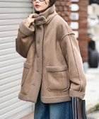【フリークスストア/FREAK'S STORE】のムートン スタンド カラーコート【限定展開】 25AW 人気、トレンドファッション・服の通販 founy(ファニー) ファッション Fashion レディースファッション Fashion for Women アウター Coat / Outerwear Collection コート・ロングコート・ピーコート Long Coats, Peacoats & More 2025年 2025 2025-2026秋冬・A/W Autumn/Winter 2025–26 AW25–26 冬 Winter / This Winter スタンド Stand Collar, Upright Stand フロント Front, Front Design ポケット Pocket, Pocket Detail ムートン Shearling, Mouton エレガント 上品 Elegant A/W・秋冬 Autumn/Winter 防寒 Cold Protection, Winter-Ready thumbnail ベージュ|ID: prp329100004728028 ipo3291000000034412650