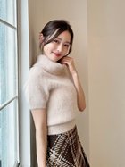 【スナイデル/SNIDEL】のフォックスファータートルプルオーバー 人気、トレンドファッション・服の通販 founy(ファニー) ファッション Fashion レディースファッション Fashion for Women トップス・カットソー Cut & Sew Tops カジュアルプルオーバー・ニットトップス Pullovers & Knit Tops / Casual Pullovers ウェーブ Wavy Pattern カーディガン Cardigan, Knitwear コンパクト Compact, Small Size 今季 This Season, Current Season ショート Short, Short Length スマート Smart, Elegant タートル Turtleneck, Turtle Collar フォックス Fox, Fox Fur 半袖 Short Sleeve, Half Sleeve おすすめ Recommended / Our Picks thumbnail PNK[066]|ID: prp329100004728032 ipo3291000000034626637