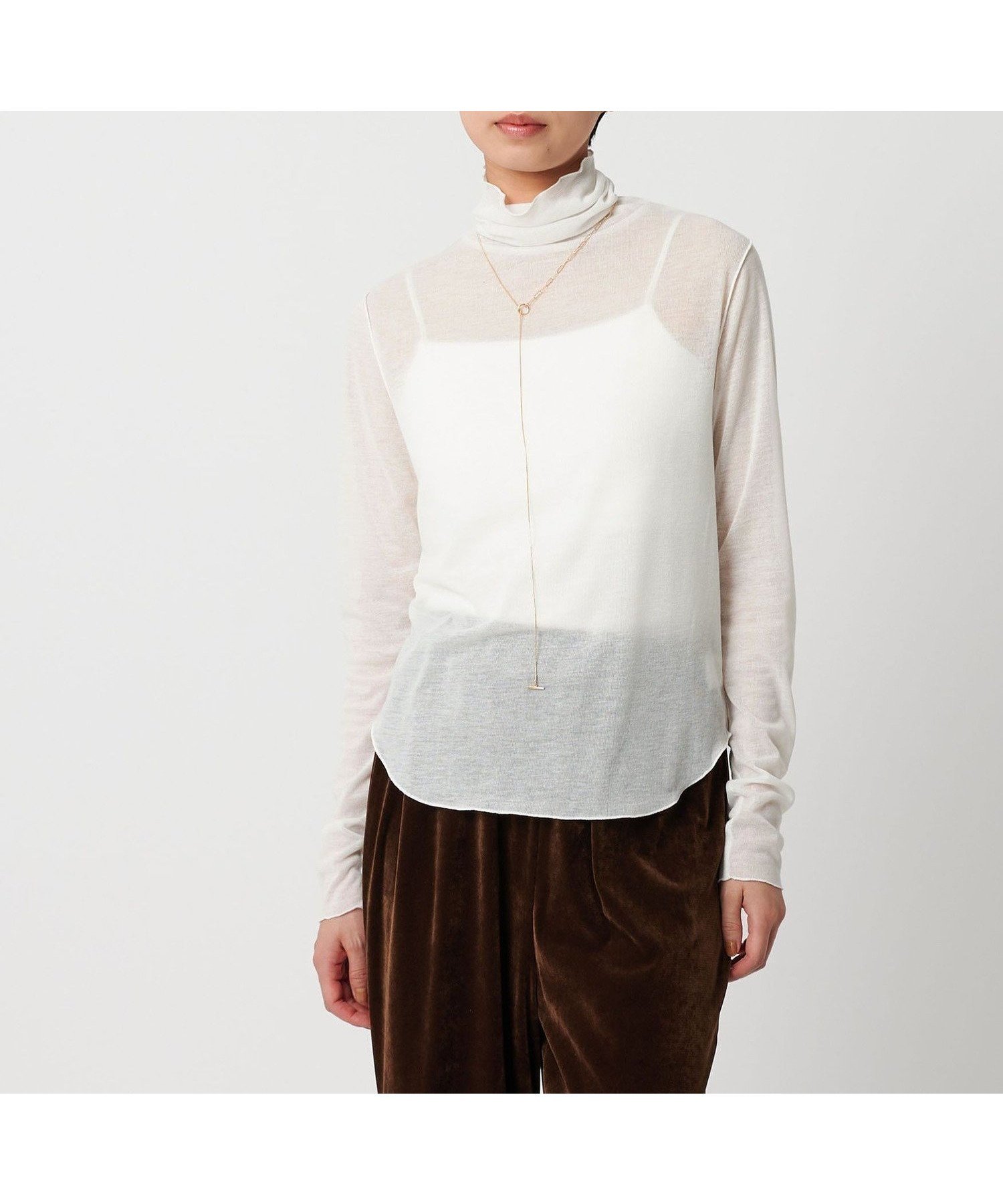 【シテン/CITEN】のCITEN エッセンシャルシアーハイネックトップ インテリア・キッズ・メンズ・レディースファッション・服の通販 founy(ファニー) ファッション Fashion レディースファッション Fashion for Women インナー Innerwear シアー Sheer, See-Through ジャケット Jacket, Outerwear ハイネック High Neck, Mock Neck バランス Balance, Style Balance フィット Fit, Slim Fit ベスト Vest, Waistcoat エレガント 上品 Elegant WHITE|ID: prp329100004728039 ipo3291000000034879521