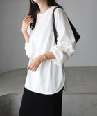 【アンドミー/andme】のクルーネック ロング 長袖 Tシャツ オフホワイト|ID: prp329100004728059 ipo3291000000034246077