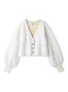 【ファーファー/FURFUR】のマルチビジューボタンフェザーカーディガン 人気、トレンドファッション・服の通販 founy(ファニー) ファッション Fashion レディースファッション Fashion for Women トップス・カットソー Cut & Sew Tops カーディガン・羽織り Layered Style Cardigans アクセサリー Fashion Accessories カーディガン Cardigan, Knitwear スマート Smart, Elegant フェザーヤーン Feather Yarn, Fluffy Yarn フェミニン Feminine, Girly フロント Front, Front Design thumbnail OWHT[002]|ID: prp329100004728064 ipo3291000000034533119