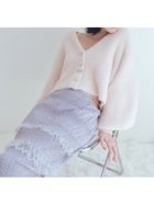 【ファーファー/FURFUR】のマルチビジューボタンフェザーカーディガン 人気、トレンドファッション・服の通販 founy(ファニー) ファッション Fashion レディースファッション Fashion for Women トップス・カットソー Cut & Sew Tops カーディガン・羽織り Layered Style Cardigans アクセサリー Fashion Accessories カーディガン Cardigan, Knitwear スマート Smart, Elegant フェザーヤーン Feather Yarn, Fluffy Yarn フェミニン Feminine, Girly フロント Front, Front Design thumbnail PNK[066]|ID: prp329100004728064 ipo3291000000034533121