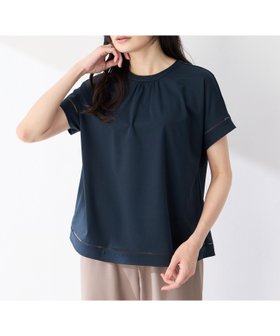 【エーシーデザインバイアルファキュービック/A/C DESIGN BY ALPHACUBIC】のはしごレースプルオーバー【接触冷感】 人気、トレンドファッション・服の通販 founy(ファニー) ファッション Fashion レディースファッション Fashion for Women トップス・カットソー Cut & Sew Tops カジュアルプルオーバー・ニットトップス Pullovers & Knit Tops / Casual Pullovers フェミニン Feminine, Girly レース Lace, Lace Fabric 鹿の子 Piqué, Kanoko Fabric |ID:prp329100004728090