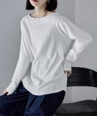 【ビーフラット/bflat】のボートネックコットンロングスリーブリブT 人気、トレンドファッション・服の通販 founy(ファニー) ファッション Fashion レディースファッション Fashion for Women インナー Innerwear トレンド Trend, Trending Now 長袖 Long Sleeve, Full Sleeve ビッグ Big, Oversized リラックス Relax, Relaxed Fit A/W・秋冬 Autumn/Winter thumbnail オフホワイト|ID: prp329100004728101 ipo3291000000034583387