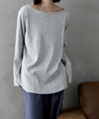 【ビーフラット/bflat】のボートネックコットンロングスリーブリブT 人気、トレンドファッション・服の通販 founy(ファニー) ファッション Fashion レディースファッション Fashion for Women インナー Innerwear トレンド Trend, Trending Now 長袖 Long Sleeve, Full Sleeve ビッグ Big, Oversized リラックス Relax, Relaxed Fit A/W・秋冬 Autumn/Winter thumbnail 杢グレー|ID: prp329100004728101 ipo3291000000034583388