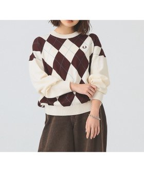 【ビームス ウイメン/BEAMS】の【11/11 9 59までポイント10倍】【別注/秋から着れる/アーガイル/ニット/長袖】FRED PERRY / ARGYLE JUMPER 25AW ニットプルオーバー 人気、トレンドファッション・服の通販 founy(ファニー) ファッション Fashion レディースファッション Fashion for Women トップス・カットソー Cut & Sew Tops ニット Knit Tops & Sweaters カジュアルプルオーバー・ニットトップス Pullovers & Knit Tops / Casual Pullovers アクリル Acrylic Material 秋 Autumn スラックス Slacks, Dress Pants デニム Denim, Jeans Material 長袖 Long Sleeve, Full Sleeve バランス Balance, Style Balance フィット Fit, Slim Fit ベスト Vest, Waistcoat 別注 Limited Edition, Custom Order モダン Modern, Contemporary リラックス Relax, Relaxed Fit ロンドン London Style, British Inspired おすすめ Recommended / Our Picks エレガント 上品 Elegant 2025年 2025 2025-2026秋冬・A/W Autumn/Winter 2025–26 AW25–26 |ID:prp329100004728107
