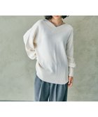 【レプシィム ローリーズファーム/LEPSIM LOWRYS FARM】の7ゲージVネックプルオーバー 人気、トレンドファッション・服の通販 founy(ファニー) ファッション Fashion レディースファッション Fashion for Women トップス・カットソー Cut & Sew Tops カジュアルプルオーバー・ニットトップス Pullovers & Knit Tops / Casual Pullovers Vネックトップス V-Neck Tops / V-Cut Neckline Shirts トレンド Trend, Trending Now ワイド Wide, Wide Fit 人気 Popular, Best Seller 定番 Standard, Basic Item 洗える Machine Washable thumbnail オフホワイト08|ID: prp329100004728116 ipo3291000000034201332