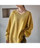 【レプシィム ローリーズファーム/LEPSIM LOWRYS FARM】の7ゲージVネックプルオーバー 人気、トレンドファッション・服の通販 founy(ファニー) ファッション Fashion レディースファッション Fashion for Women トップス・カットソー Cut & Sew Tops カジュアルプルオーバー・ニットトップス Pullovers & Knit Tops / Casual Pullovers Vネックトップス V-Neck Tops / V-Cut Neckline Shirts トレンド Trend, Trending Now ワイド Wide, Wide Fit 人気 Popular, Best Seller 定番 Standard, Basic Item 洗える Machine Washable thumbnail マスタード66|ID: prp329100004728116 ipo3291000000034201343