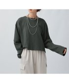 【レプシィム ローリーズファーム/LEPSIM LOWRYS FARM】のリメイクライクプルオーバー 人気、トレンドファッション・服の通販 founy(ファニー) ファッション Fashion レディースファッション Fashion for Women トップス・カットソー Cut & Sew Tops カジュアルプルオーバー・ニットトップス Pullovers & Knit Tops / Casual Pullovers おすすめ Recommended / Our Picks バランス Balance, Style Balance リメイク Remake, Reconstructed thumbnail チャコール19|ID: prp329100004728126 ipo3291000000034238483