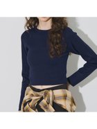 【コカ/COCA】のクロップドニットトップス 人気、トレンドファッション・服の通販 founy(ファニー) ファッション Fashion レディースファッション Fashion for Women トップス・カットソー Cut & Sew Tops ニット Knit Tops & Sweaters クロップド Cropped, Short Length コンパクト Compact, Small Size シンプル Simple, Minimal セーター Sweater, Knitwear 長袖 Long Sleeve, Full Sleeve フェミニン Feminine, Girly ボーダー Border, Stripe ポケット Pocket, Pocket Detail 無地 Plain, Solid Color 2024年 2024 2024-2025秋冬・A/W Autumn/Winter 2024–25 AW24–25 2025年 2025 2025-2026秋冬・A/W Autumn/Winter 2025–26 AW25–26 thumbnail Navy|ID: prp329100004728137 ipo3291000000034509353