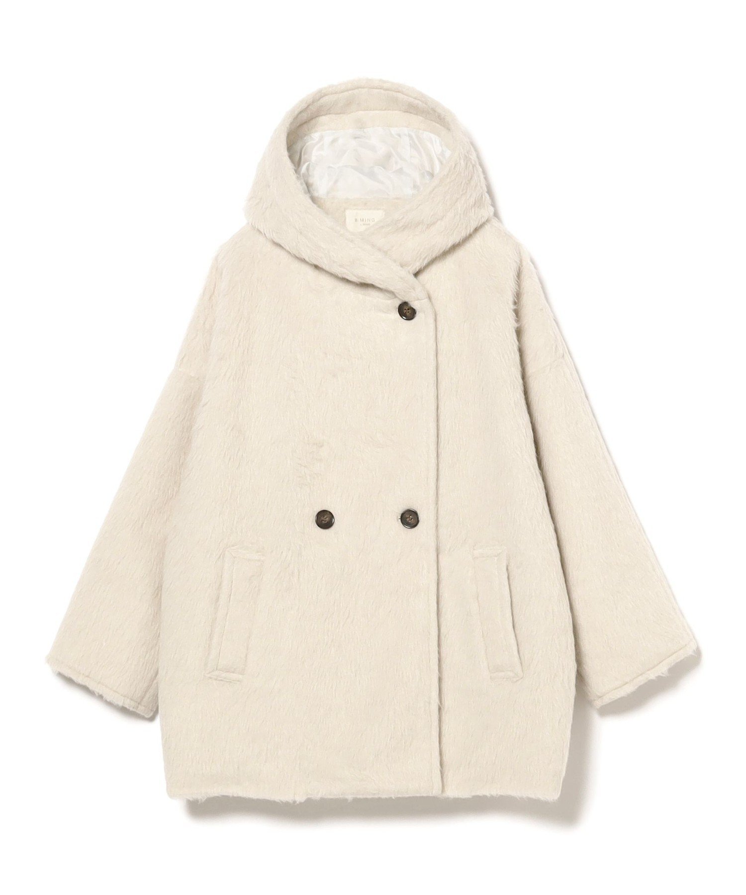 【ビームス ウイメン/BEAMS】のシャギー フード コート(S~M) 人気、トレンドファッション・服の通販 founy(ファニー) 　ファッション　Fashion　レディースファッション　Fashion for Women　アウター　Coat / Outerwear Collection　コート・ロングコート・ピーコート　Long Coats, Peacoats & More　シンプル　Simple, Minimal　デニム　Denim, Jeans Material　バランス　Balance, Style Balance　フェミニン　Feminine, Girly　フロント　Front, Front Design　ミドル　Middle Length, Mid Height　ロング　Long, Long-Length　ワイド　Wide, Wide Fit　再入荷　Restock / Back in Stock　おすすめ　Recommended / Our Picks　 other-1|ID: prp329100004728171 ipo3291000000034159281