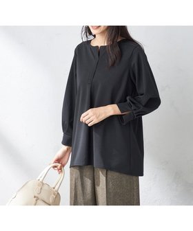 【アー ヴェー ヴェー/a.v.v】のキーネックタックスリーブトップス 人気、トレンドファッション・服の通販 founy(ファニー) ファッション Fashion レディースファッション Fashion for Women トップス・カットソー Cut & Sew Tops おすすめ Recommended / Our Picks カットソー Cut and Sewn Top ジョーゼット Georgette, Semi-Sheer Fabric 再入荷 Restock / Back in Stock ビジネス 仕事 通勤 Business / Work / Commuting |ID:prp329100004728184