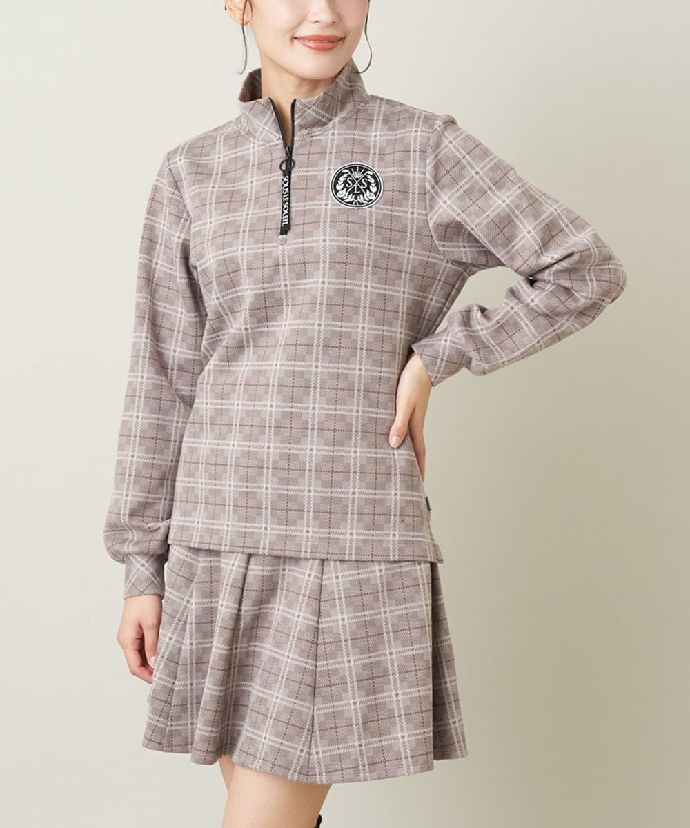 【アー ヴェー ヴェー/a.v.v】のレディースゴルフウエア ハーフZIPモックネックトップス 人気、トレンドファッション・服の通販 founy(ファニー) ファッション Fashion レディースファッション Fashion for Women トップス・カットソー Cut & Sew Tops キュロット Culottes, Wide Shorts スタイリッシュ Stylish, Fashionable スリット Slit, Slit Detail スリーブ Sleeve, Long Sleeve / Short Sleeve セットアップ Set-Up, Coordinated Outfit チェック Check, Plaid, Tartan トレンド Trend, Trending Now ドレス Dress, One-Piece ハーフ Half, Half-Length フィット Fit, Slim Fit プリーツ Pleats, Pleated ボトム Bottoms, Lower Wear ロング Long, Long-Length 再入荷 Restock / Back in Stock おすすめ Recommended / Our Picks ゴルフ Golf other-1|ID: prp329100004728185 ipo3291000000034790975