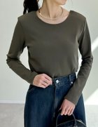 【リエディ/Re:EDIT】の前後2WAYショルダーパッドカットソー 人気、トレンドファッション・服の通販 founy(ファニー) ファッション Fashion レディースファッション Fashion for Women トップス・カットソー Cut & Sew Tops カットソー・ベーシックTシャツ Cut-and-Sewn Tops / Stretch Tees & Basics インナー Innerwear カットソー Cut and Sewn Top コンパクト Compact, Small Size シンプル Simple, Minimal ジャケット Jacket, Outerwear デニム Denim, Jeans Material 長袖 Long Sleeve, Full Sleeve フィット Fit, Slim Fit フェミニン Feminine, Girly ロング Long, Long-Length ワイド Wide, Wide Fit おすすめ Recommended / Our Picks thumbnail カーキ|ID: prp329100004728223 ipo3291000000034524467