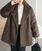 【ディスコート/Discoat】の【WEB限定】ダブルテーラージャケット ブラウン|ID: prp329100004728227 ipo3291000000034466062