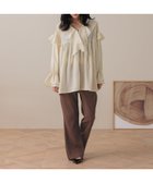 【ローリーズファーム/LOWRYS FARM】のフリルチュニックブラウス アイボリー08|ID: prp329100004728296 ipo3291000000034697599