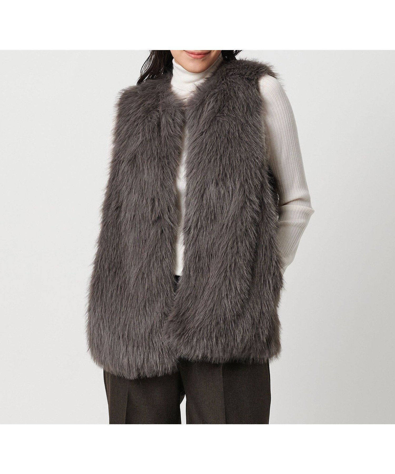 【ユナイテッドアローズ/UNITED ARROWS】のフェイクファーベスト A DAY IN THE LIFE 人気、トレンドファッション・服の通販 founy(ファニー) ファッション Fashion レディースファッション Fashion for Women アウター Coat / Outerwear Collection トップス・カットソー Cut & Sew Tops ベスト&ジレ / 重ね着スタイル Vests & Gilets タートル Turtleneck, Turtle Collar ティアードワンピース Tiered Dress, Flared Dress デニム Denim, Jeans Material トレンド Trend, Trending Now バランス Balance, Style Balance フェイクファー Faux Fur, Imitation Fur アウトレット Outlet / Clearance エレガント 上品 Elegant ビジネス 仕事 通勤 Business / Work / Commuting other-1|ID: prp329100004728314 ipo3291000000034603761