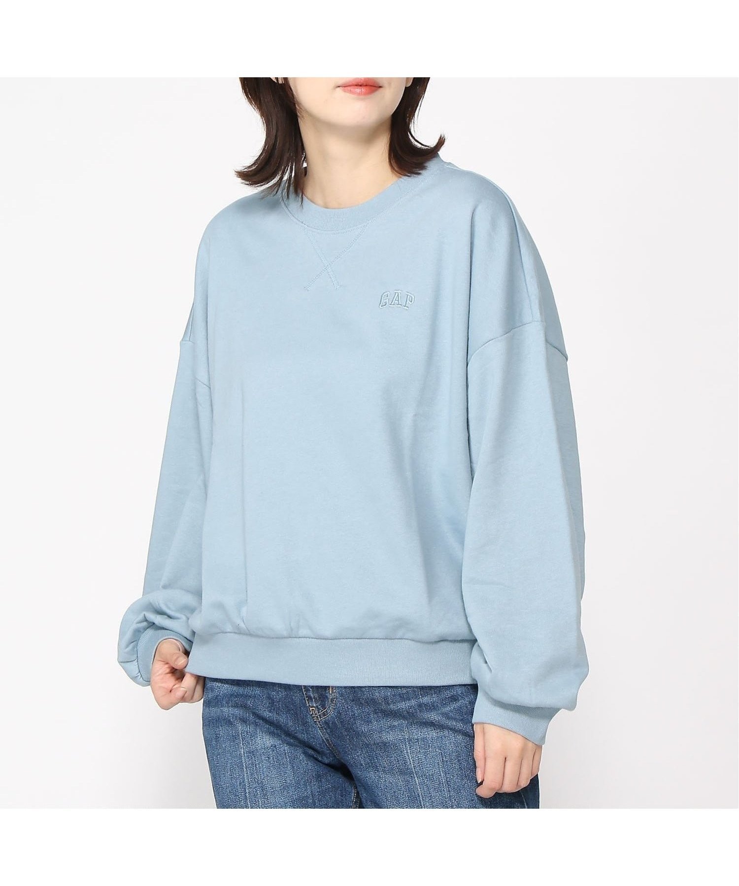 【ギャップ/GAP】のミニ GAPロゴスウェット・トレーナー インテリア・キッズ・メンズ・レディースファッション・服の通販 founy(ファニー) 　ファッション　Fashion　レディースファッション　Fashion for Women　トップス・カットソー　Cut & Sew Tops　レディースパーカー・カジュアルフーディー　Casual Hoodies & Sweatshirts　スウェット・クルーネックトップス　Sweatshirts & Crewnecks / Relaxed Fit Sweat Tops　トレーナー　Sweatshirt, Trainer　ミックス　Mix, Mixed Style　リラックス　Relax, Relaxed Fit　NEW_ENGLAND_SKY|ID: prp329100004728335 ipo3291000000034649834