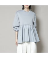 【ナノ ユニバース/nano universe】の布帛コンビペプラムカットトップス 人気、トレンドファッション・服の通販 founy(ファニー) ファッション Fashion レディースファッション Fashion for Women トップス・カットソー Cut & Sew Tops ウォッシャブル Machine Washable ギャザー Gathered, Ruffled コンビ Combo, Combination Style デニム Denim, Jeans Material フリル Frill, Ruffle ペプラム Peplum, Flared Hem ボトム Bottoms, Lower Wear ワイド Wide, Wide Fit アウトレット Outlet / Clearance おすすめ Recommended / Our Picks 2025年 2025 2025-2026秋冬・A/W Autumn/Winter 2025–26 AW25–26 |ID:prp329100004728337