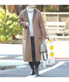 【ビームス ウイメン/BEAMS】のリバーシブル ロングガウンコート BROWN|ID: prp329100004728348 ipo3291000000034160798