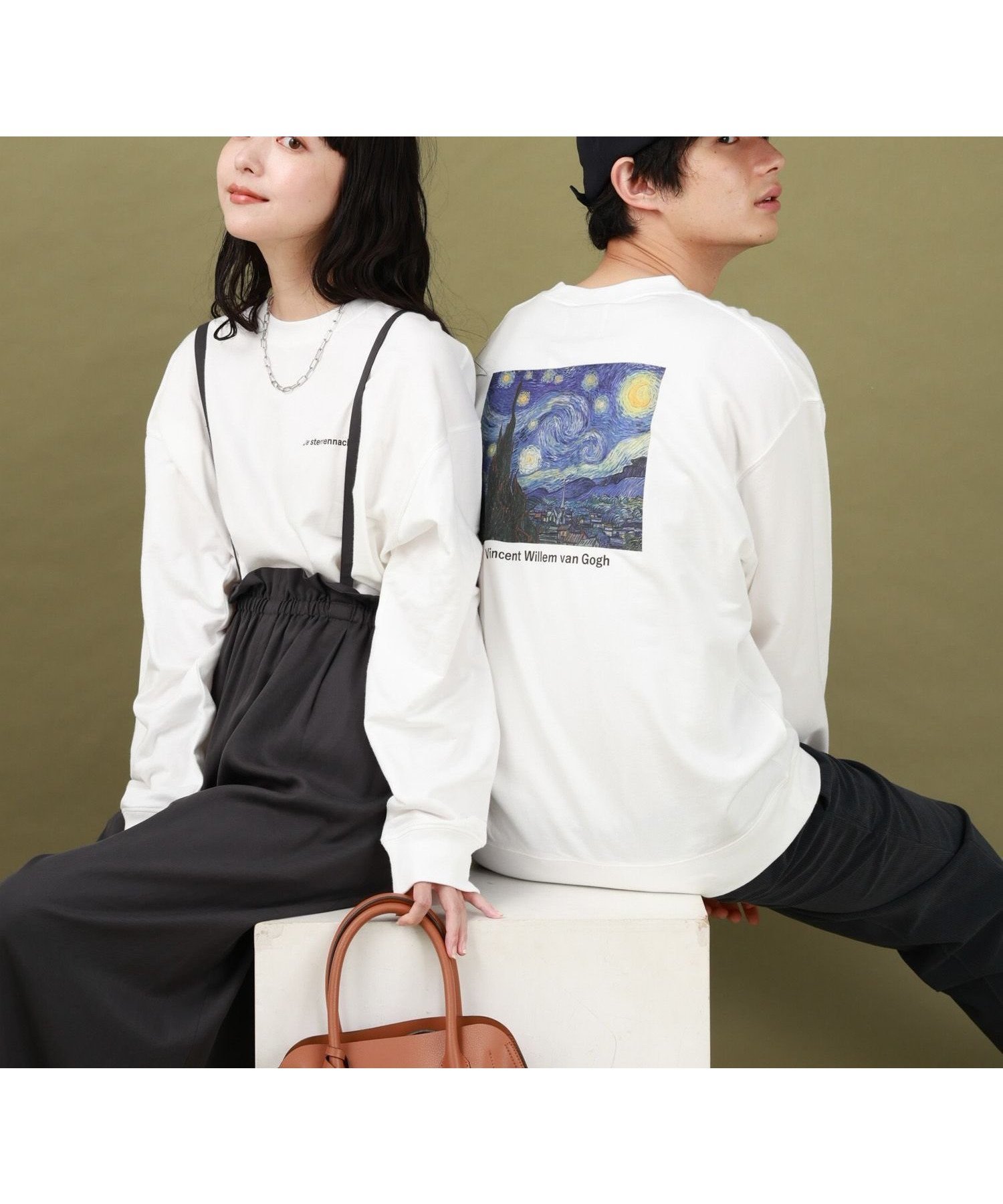 【グローバルワーク/GLOBAL WORK】のATELIER GLOBAL WORK/ミニ裏毛プルオーバー/591534 インテリア・キッズ・メンズ・レディースファッション・服の通販 founy(ファニー) ファッション Fashion レディースファッション Fashion for Women トップス・カットソー Cut & Sew Tops カジュアルプルオーバー・ニットトップス Pullovers & Knit Tops / Casual Pullovers おすすめ Recommended / Our Picks スウェット / スエット Sweatshirt, Sweatwear スラックス Slacks, Dress Pants スリーブ Sleeve, Long Sleeve / Short Sleeve プリント Print, Printed Pattern リラックス Relax, Relaxed Fit ロング Long, Long-Length オフ*バックアート05|ID: prp329100004728358 ipo3291000000034506675