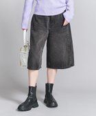 【ユナイテッドアローズ/UNITED ARROWS】のコットンデニム ハーフパンツ BLACK|ID: prp329100004728359 ipo3291000000034160881