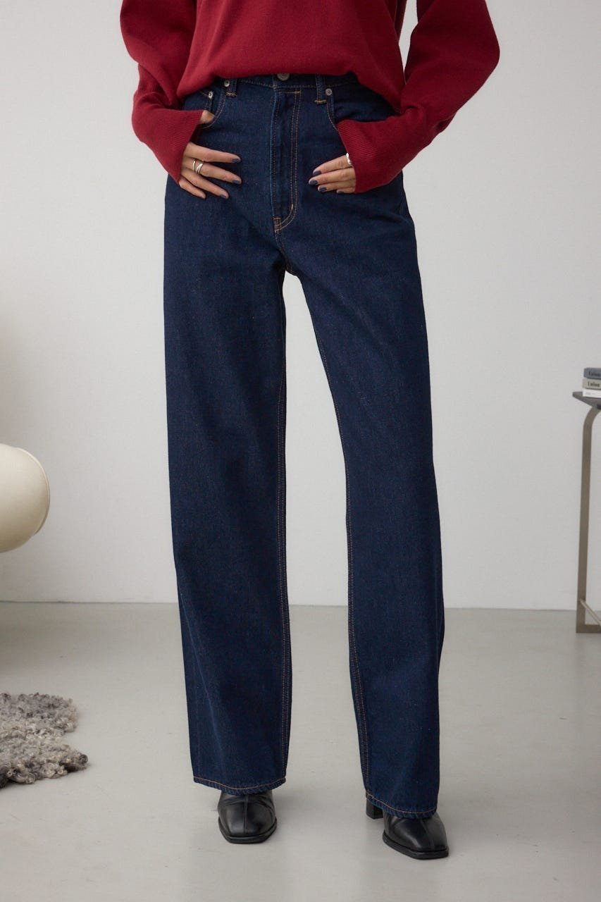 【アズール バイ マウジー/AZUL by moussy】の【堀田茜さん着用アイテム】AZUL DENIM ハイウエストワイドデニム インテリア・キッズ・メンズ・レディースファッション・服の通販 founy(ファニー) 　ファッションモデル・俳優・女優　Models　女性　Women　堀田茜　Hotta Akane　ファッション　Fashion　レディースファッション　Fashion for Women　ストレッチ　Stretch, Stretchy Fabric　ユーズド　Used, Vintage-Look　ワイド　Wide, Wide Fit　One Wash1|ID: prp329100004728362 ipo3291000000034212710