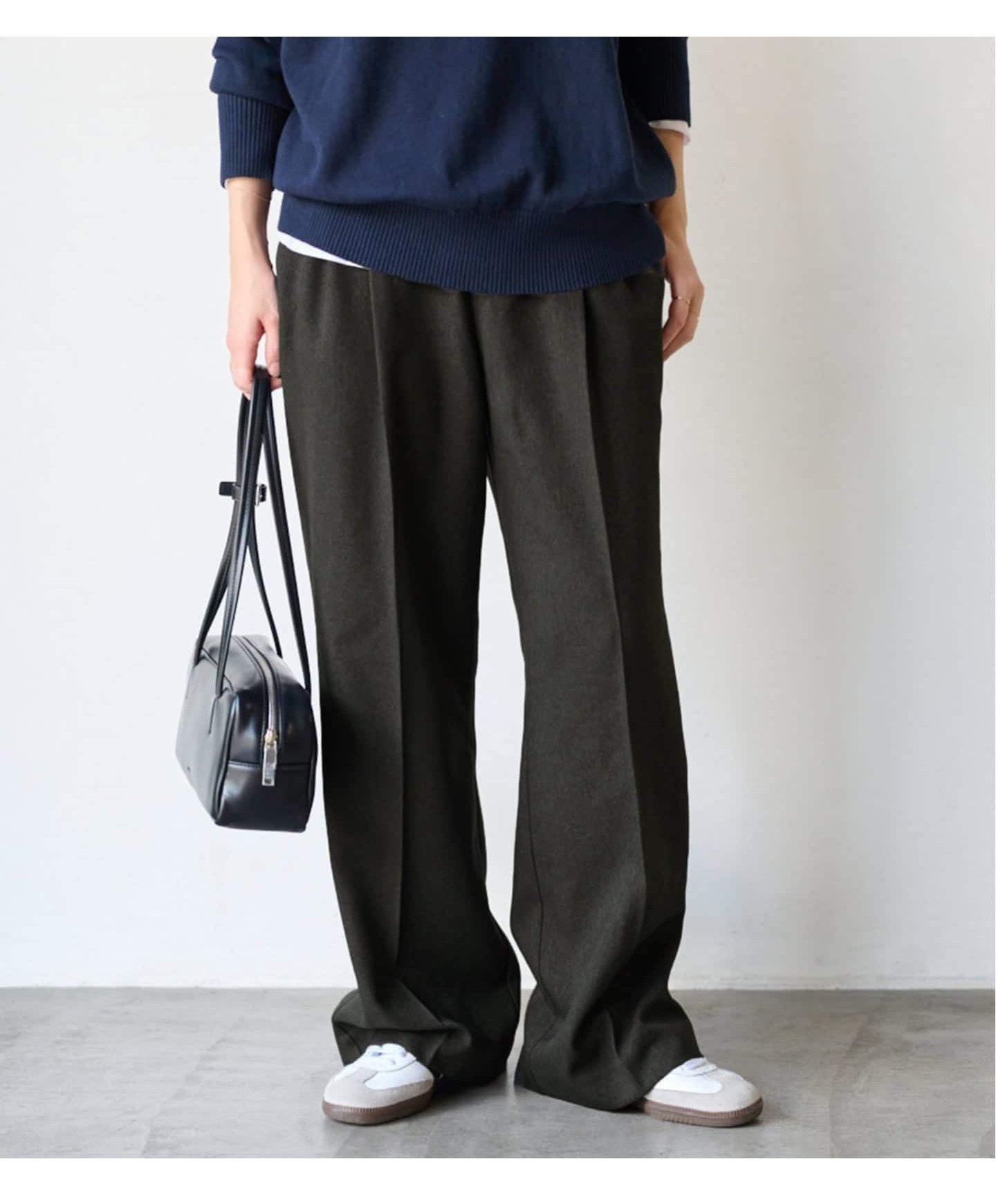 【ジャーナルスタンダード レリューム/JOURNAL STANDARD relume】の25AW新作 ウーステッドサージパンツ インテリア・キッズ・メンズ・レディースファッション・服の通販 founy(ファニー) ファッション Fashion レディースファッション Fashion for Women パンツ Pants & Trousers 2025年 2025 2025-2026秋冬・A/W Autumn/Winter 2025–26 AW25–26 おすすめ Recommended / Our Picks ジャケット Jacket, Outerwear スラックス Slacks, Dress Pants セットアップ Set-Up, Coordinated Outfit フロント Front, Front Design グレー|ID: prp329100004728364 ipo3291000000034486616