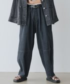 【スタディオ クリップ/studio CLIP】のバレルデニムパンツ プチ・プラスサイズあり 《CLIP denim》 ブラック19|ID: prp329100004728375 ipo3291000000034568457