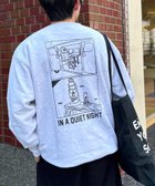 【チャオパニックティピー/CIAOPANIC TYPY】の【ojisan】ワンポイント刺繍裏毛スウェットクルー 人気、トレンドファッション・服の通販 founy(ファニー) ファッション Fashion レディースファッション Fashion for Women トップス・カットソー Cut & Sew Tops レディースパーカー・カジュアルフーディー Casual Hoodies & Sweatshirts スウェット・クルーネックトップス Sweatshirts & Crewnecks / Relaxed Fit Sweat Tops イラスト Illustration シンプル Simple, Minimal スウェット / スエット Sweatshirt, Sweatwear スラックス Slacks, Dress Pants デニム Denim, Jeans Material プリント Print, Printed Pattern ミックス Mix, Mixed Style ロング Long, Long-Length ワンポイント One Point, Statement Accent おすすめ Recommended / Our Picks thumbnail ライトグレー|ID: prp329100004728385 ipo3291000000034161078