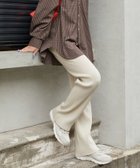 【フリークスストア/FREAK'S STORE】のリブ フレア ニットパンツ【限定展開】 25AW ナチュラル|ID: prp329100004728387 ipo3291000000035166058