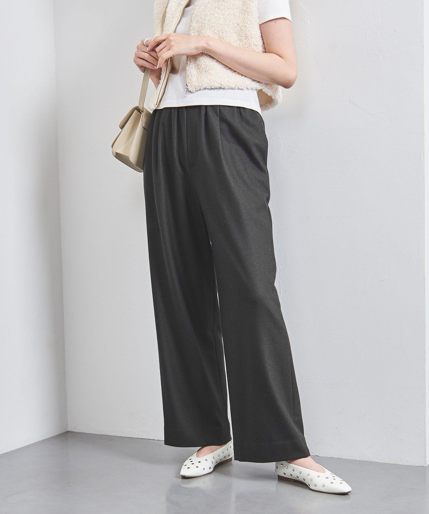 【ユナイテッドアローズ/UNITED ARROWS】のW/PU イージー パンツ インテリア・キッズ・メンズ・レディースファッション・服の通販 founy(ファニー) ファッション Fashion レディースファッション Fashion for Women パンツ Pants & Trousers インナー Innerwear ショート Short, Short Length シンプル Simple, Minimal ストライプ Stripe, Striped Pattern チェック Check, Plaid, Tartan ドローストリング Drawstring, Pull Cord 人気 Popular, Best Seller フィット Fit, Slim Fit ベーシック Basic, Essential 別注 Limited Edition, Custom Order アウトレット Outlet / Clearance DK.GRAY|ID: prp329100004728391 ipo3291000000034868025