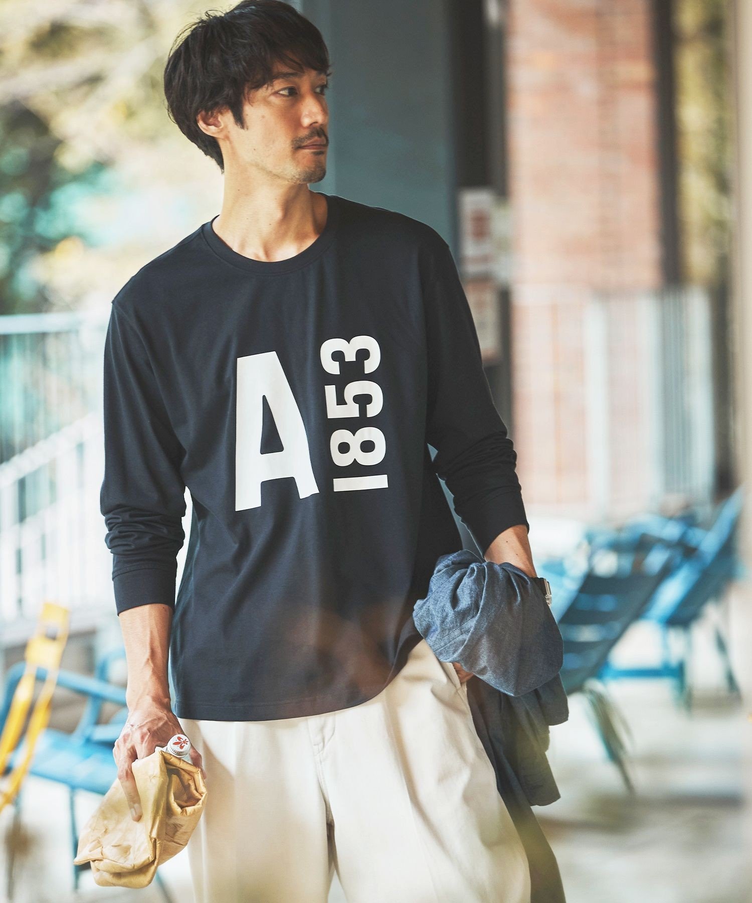 【エーグル/AIGLE】の【EC限定】ヘビーウェイト オーバーサイズ ビッグロゴロンT / 長袖Tシャツ インテリア・キッズ・メンズ・レディースファッション・服の通販 founy(ファニー) 　ファッション　Fashion　レディースファッション　Fashion for Women　トップス・カットソー　Cut & Sew Tops　シャツ・ブラウス・オフィスカジュアル　Elegant Blouses & Button-Ups　ロングTシャツ・Tシャツ　Longline T-Shirts & Tees　おすすめ　Recommended / Our Picks　アウトドア　Outdoor Clothing　インナー　Innerwear　フィット　Fit, Slim Fit　ブルゾン　Blouson, Bomber Jacket　レギュラー　Regular, Standard Fit　定番　Standard, Basic Item　ビジネス 仕事 通勤　Business / Work / Commuting　長袖　Long Sleeve, Full Sleeve　ブラック|ID: prp329100004728405 ipo3291000000034513431