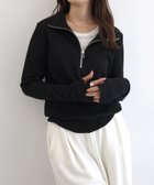 【アンドミー/andme】のセルフカットリブ サムホール ハーフジップ 長袖 トップス 人気、トレンドファッション・服の通販 founy(ファニー) ファッション Fashion レディースファッション Fashion for Women トップス・カットソー Cut & Sew Tops カーディガン Cardigan, Knitwear スリット Slit, Slit Detail トレンド Trend, Trending Now 長袖 Long Sleeve, Full Sleeve ハイネック High Neck, Mock Neck フィット Fit, Slim Fit マーメイド Mermaid, Fishtail Silhouette レギンス Leggings, Stretch Pants おすすめ Recommended / Our Picks thumbnail ブラック|ID: prp329100004728411 ipo3291000000034512268