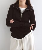【アンドミー/andme】のセルフカットリブ サムホール ハーフジップ 長袖 トップス 人気、トレンドファッション・服の通販 founy(ファニー) ファッション Fashion レディースファッション Fashion for Women トップス・カットソー Cut & Sew Tops カーディガン Cardigan, Knitwear スリット Slit, Slit Detail トレンド Trend, Trending Now 長袖 Long Sleeve, Full Sleeve ハイネック High Neck, Mock Neck フィット Fit, Slim Fit マーメイド Mermaid, Fishtail Silhouette レギンス Leggings, Stretch Pants おすすめ Recommended / Our Picks thumbnail ダークブラウン|ID: prp329100004728411 ipo3291000000034512271