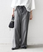 【シップス フォー ウィメン/SHIPS】のSHIPS any 手洗い可能 ウォーム イージー ワイド ストレート パンツ ダークグレー|ID: prp329100004728447 ipo3291000000034401166