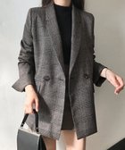 【アミュレット/Amulet】の【Dewlily】テーラードチェックジャケット 人気、トレンドファッション・服の通販 founy(ファニー) ファッション Fashion レディースファッション Fashion for Women アウター Coat / Outerwear Collection レディースジャケット・軽アウター Jackets thumbnail ブラウン|ID: prp329100004728466 ipo3291000000034286975
