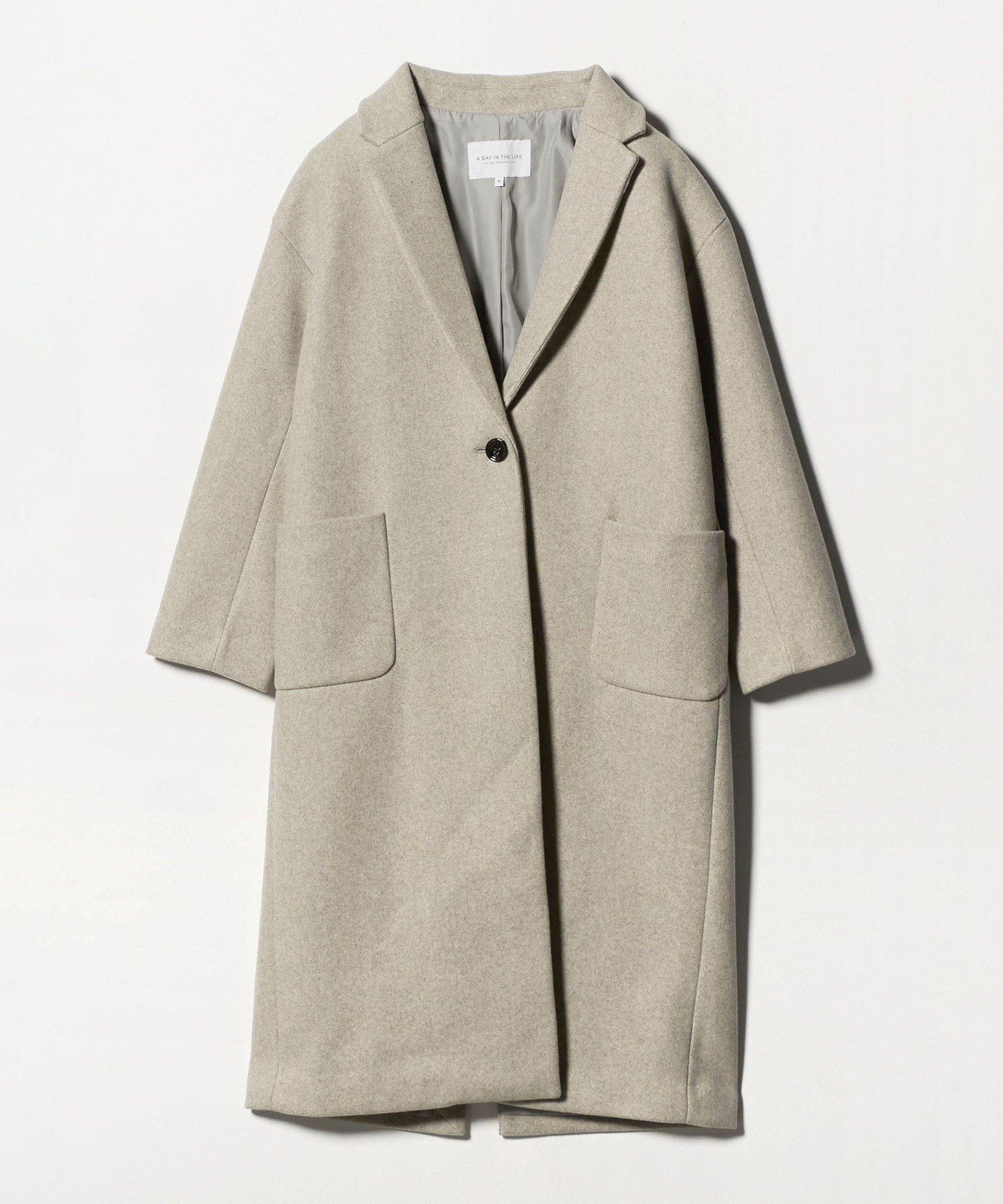 【ユナイテッドアローズ/UNITED ARROWS】のニットメルトン チェスターコート A DAY IN THE LIFE インテリア・キッズ・メンズ・レディースファッション・服の通販 founy(ファニー) 　ファッション　Fashion　レディースファッション　Fashion for Women　アウター　Coat / Outerwear Collection　コート・ロングコート・ピーコート　Long Coats, Peacoats & More　チェスターコート・ロング丈アウター　Chester Coats / Chesterfield Long Coats　シンプル　Simple, Minimal　チェスターコート　Chester Coat, Long Coat　チェック　Check, Plaid, Tartan　デニム　Denim, Jeans Material　トレンド　Trend, Trending Now　定番　Standard, Basic Item　バランス　Balance, Style Balance　プリント　Print, Printed Pattern　マフラー　Scarf, Muffler　メルトン　Melton, Heavy Wool　ロング　Long, Long-Length　アウトレット　Outlet / Clearance　おすすめ　Recommended / Our Picks　エレガント 上品　Elegant　ビジネス 仕事 通勤　Business / Work / Commuting　NATURAL|ID: prp329100004728478 ipo3291000000034700972