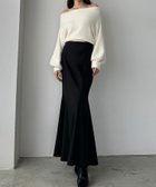 【ジュノア/JUNOAH】のLouere選べる素材マーメイドスカート Aブラック|ID: prp329100004728519 ipo3291000000034444822