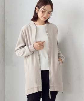 【コムサイズム/COMME CA ISM】のロング ベロア ブルゾン 人気、トレンドファッション・服の通販 founy(ファニー) ファッション Fashion レディースファッション Fashion for Women アウター Coat / Outerwear Collection ブルゾンジャケット・スポーティアウター Blouson Jackets トップス・カットソー Cut & Sew Tops ベロアトップス Velour Tops / Velvet-Look Items ストレッチ Stretch, Stretchy Fabric ストレート Straight, Straight Cut スリット Slit, Slit Detail トレンド Trend, Trending Now バランス Balance, Style Balance ブルゾン Blouson, Bomber Jacket ベロア Velour, Soft Velvet ポケット Pocket, Pocket Detail ラウンド Round, Round Neck ロング Long, Long-Length 冬 Winter / This Winter 秋 Autumn |ID:prp329100004728524