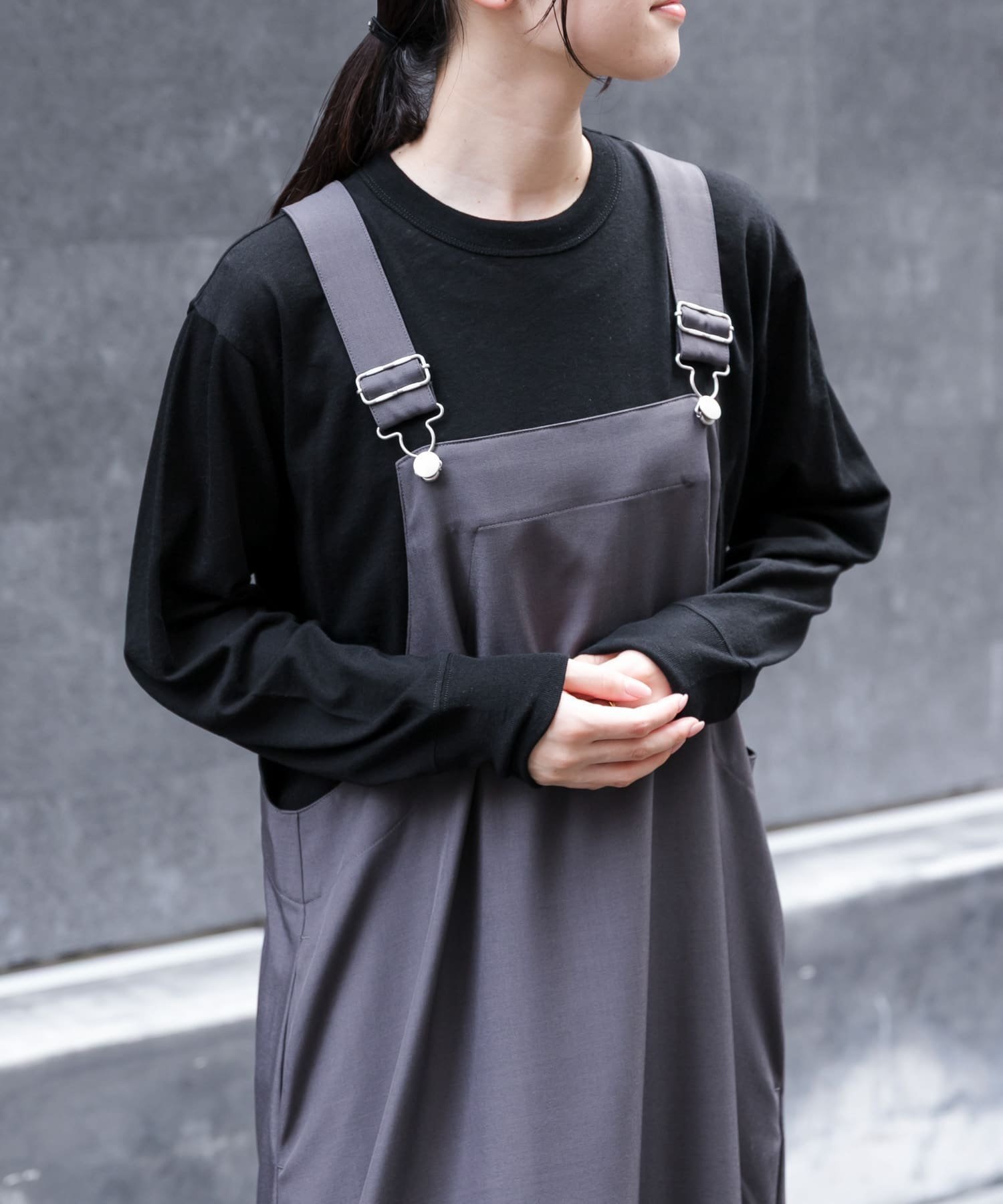【アーバンリサーチ ドアーズ/URBAN RESEARCH DOORS】のFORK SPOON ウール混クルーネックカットソー インテリア・キッズ・メンズ・レディースファッション・服の通販 founy(ファニー) 　ファッション　Fashion　レディースファッション　Fashion for Women　トップス・カットソー　Cut & Sew Tops　カットソー・ベーシックTシャツ　Cut-and-Sewn Tops / Stretch Tees & Basics　2025年　2025　2025-2026秋冬・A/W　Autumn/Winter 2025–26 AW25–26　冬　Winter / This Winter　インナー　Innerwear　カットソー　Cut and Sewn Top　カーディガン　Cardigan, Knitwear　シンプル　Simple, Minimal　ジャケット　Jacket, Outerwear　スタンダード　Standard, Basic　フラット　Flat, Flat Shoes　ベーシック　Basic, Essential　エレガント 上品　Elegant　A/W・秋冬　Autumn/Winter　BLACK|ID: prp329100004728543 ipo3291000000034285556