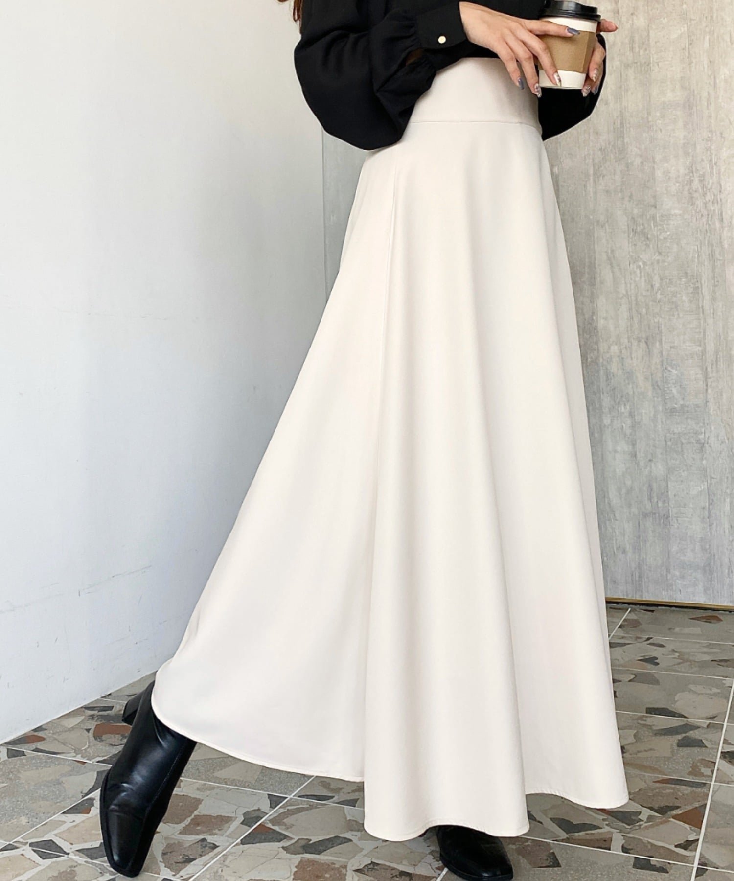 【モーメントプラス/moment+ / MEN】のハイウエストボリュームフレアスカート インテリア・キッズ・メンズ・レディースファッション・服の通販 founy(ファニー) ファッション Fashion メンズファッション Fashion for Men クロップド Cropped, Short Length ショート Short, Short Length シンプル Simple, Minimal ジョーゼット Georgette, Semi-Sheer Fabric とろみ Fluid, Flowy Fabric トレンド Trend, Trending Now フェミニン Feminine, Girly フレア Flare, Flared ベーシック Basic, Essential ポケット Pocket, Pocket Detail 再入荷 Restock / Back in Stock プチプライス・低価格 Affordable / Budget Price おすすめ Recommended / Our Picks エレガント 上品 Elegant アイボリー|ID: prp329100004728544 ipo3291000000034799091