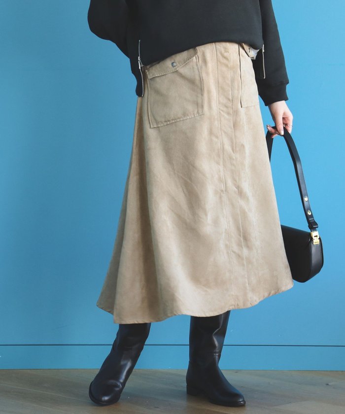 【ビームス ウイメン/BEAMS】のMA-1風 スカート インテリア・キッズ・メンズ・レディースファッション・服の通販 founy(ファニー) https://founy.com/ ファッション Fashion レディースファッション Fashion for Women アウター Coat / Outerwear Collection MA-1ジャケット MA-1 Bomber Jackets / Flight Jackets おすすめ Recommended / Our Picks スウェット / スエット Sweatshirt, Sweatwear トレンド Trend, Trending Now ピーチ Peach, Soft Touch フレア Flare, Flared ポケット Pocket, Pocket Detail |ID: prp329100004728549 ipo3291000000034205748