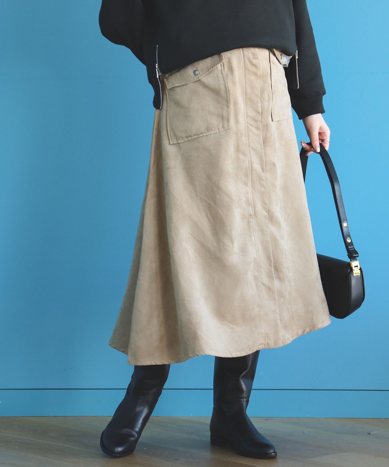 【ビームス ウイメン/BEAMS】のMA-1風 スカート 人気、トレンドファッション・服の通販 founy(ファニー) 　ファッション　Fashion　レディースファッション　Fashion for Women　アウター　Coat / Outerwear Collection　MA-1ジャケット　MA-1 Bomber Jackets / Flight Jackets　おすすめ　Recommended / Our Picks　スウェット / スエット　Sweatshirt, Sweatwear　トレンド　Trend, Trending Now　ピーチ　Peach, Soft Touch　フレア　Flare, Flared　ポケット　Pocket, Pocket Detail　 other-1|ID: prp329100004728549 ipo3291000000034205748