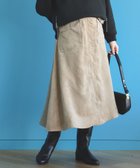 【ビームス ウイメン/BEAMS】のMA-1風 スカート BEIGE|ID: prp329100004728549 ipo3291000000034205749